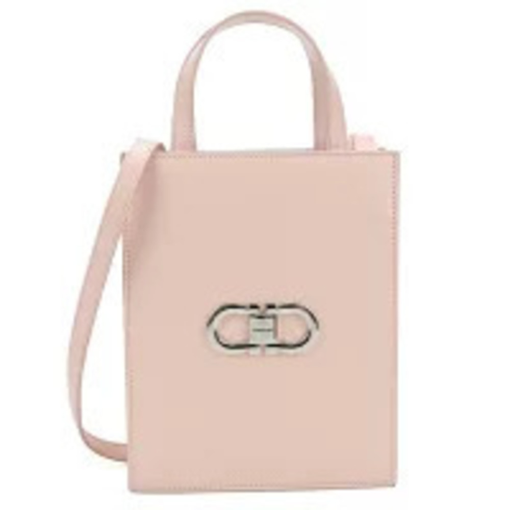 Salvatore Ferragamo Tote Bag Gancini Pink Handbag